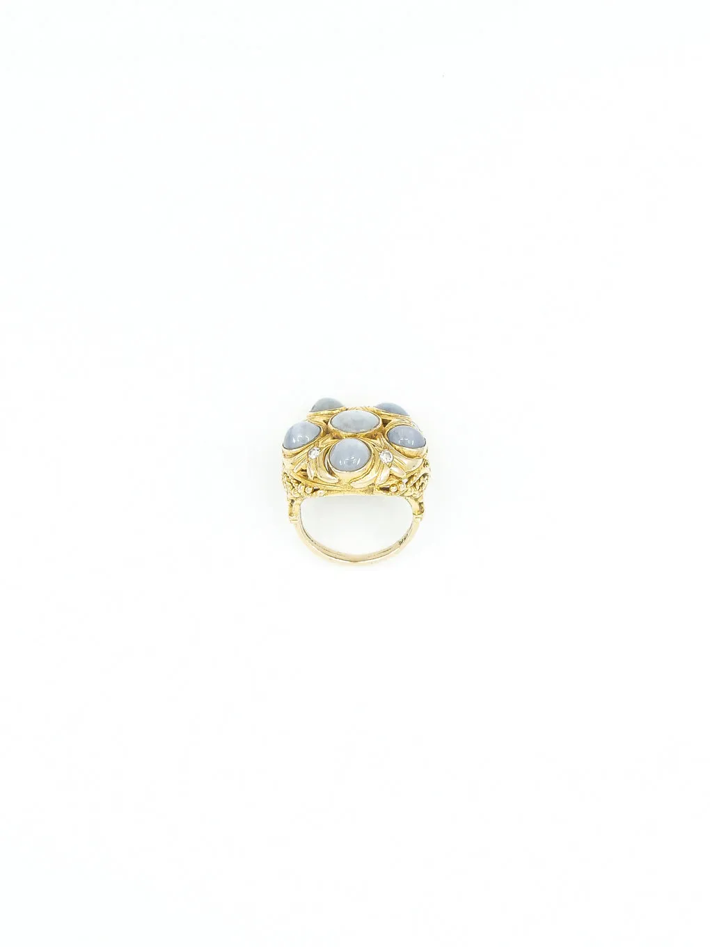14K Moonstone Cocktail Ring