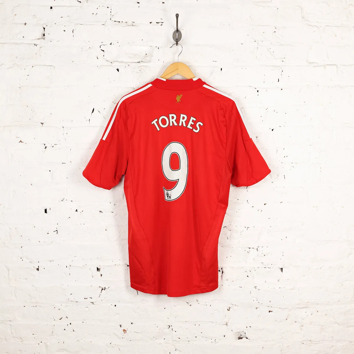 Adidas Liverpool 2008 Torres Home Football Shirt - Red - L