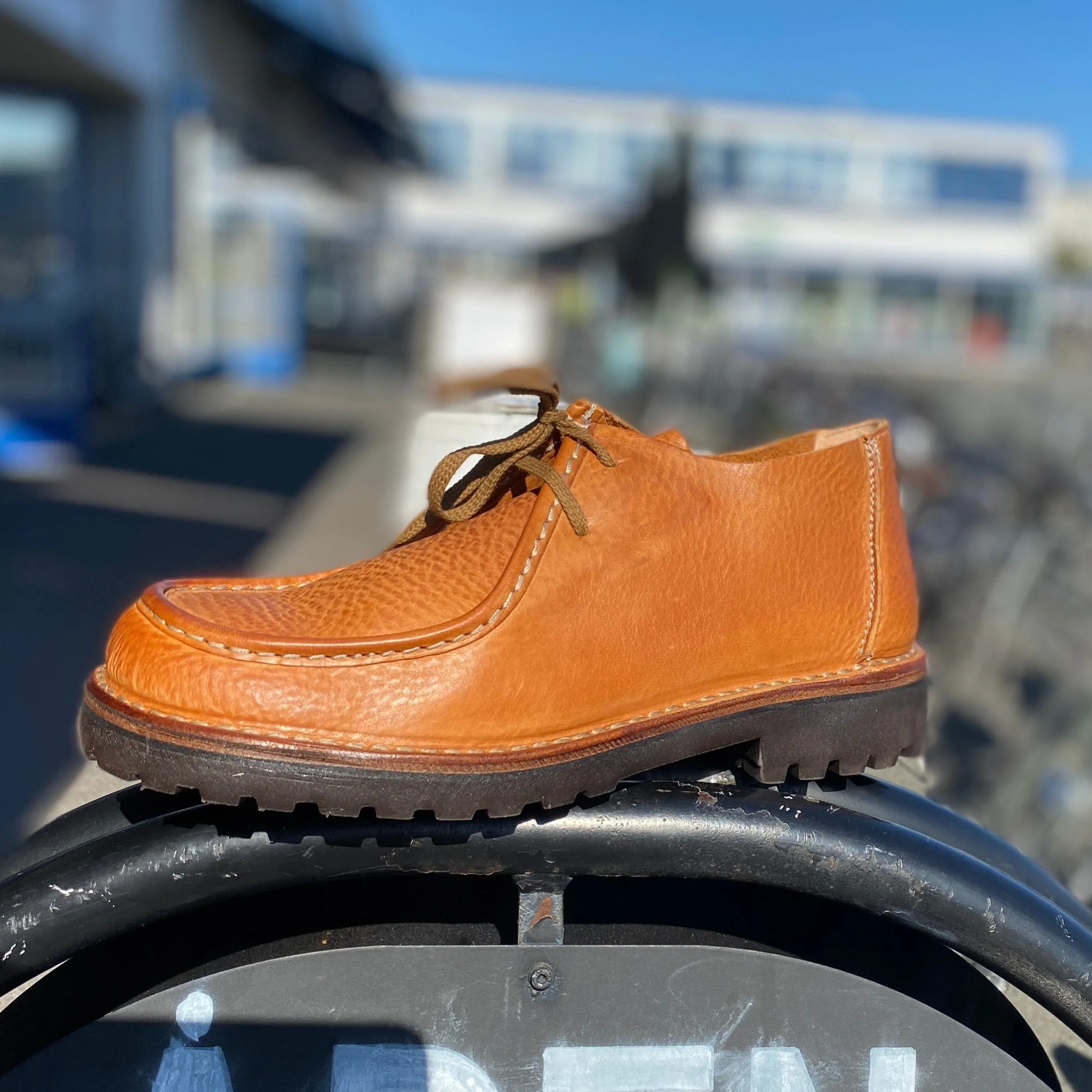 Beenflex MOC shoes, Deserto Brown Leather