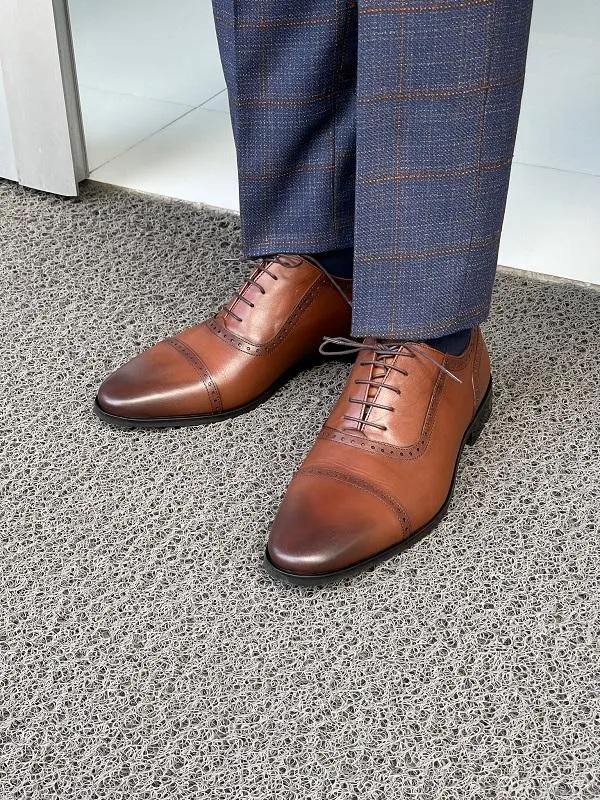 Bojoni Wilson Tan Oxfords