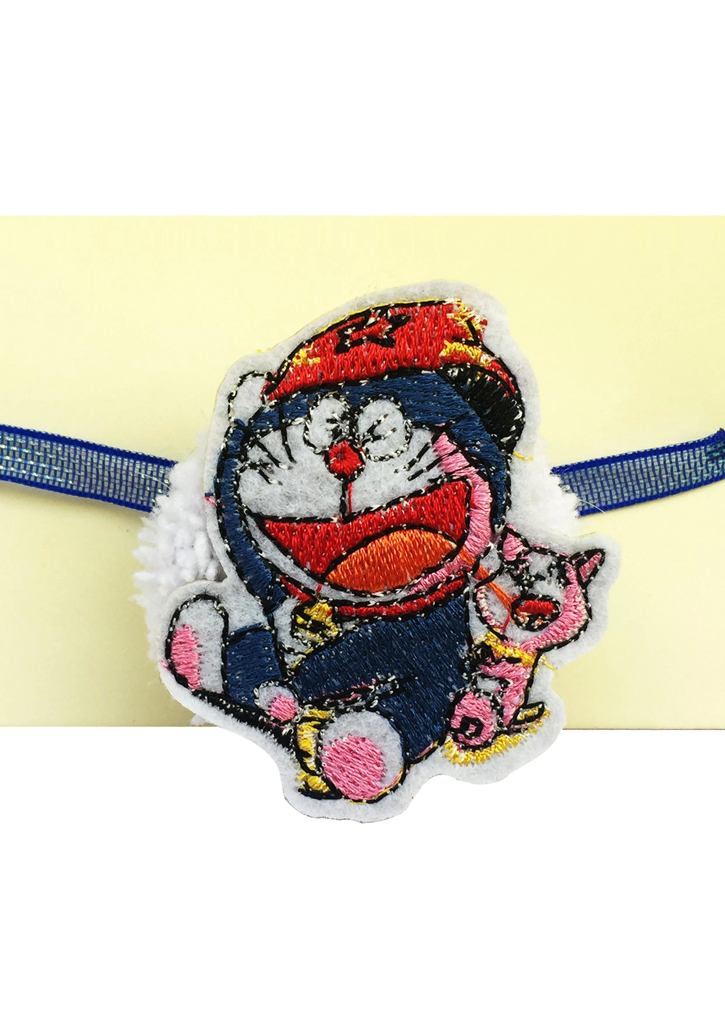 Designer mart rakhi set : 2 Younger bro Rakhi + 1 Tilak