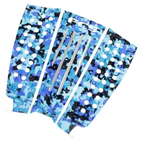 FCS Julian Wilson Deck Pad - Blue/Camo White