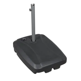 Fillable Parasol Base with Wheels, Water/Sand Fill 60L