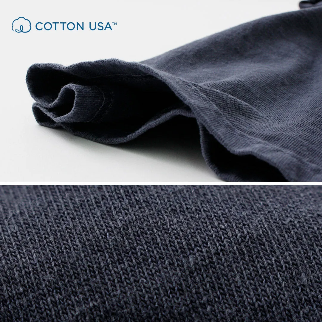 GOOD ON（グッドオン） カラー別注 クルーネック TEE カーディガン / メンズ 羽織 無地 綿100％ USAコットン 日本製 薄手 ピグメントダイ GOLT1703 CREW TEE CADIGAN