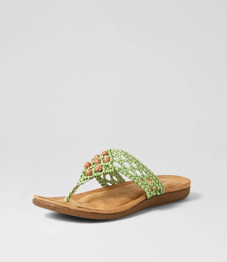 I LOVE BILLY Fordy Sage Multi Sandals