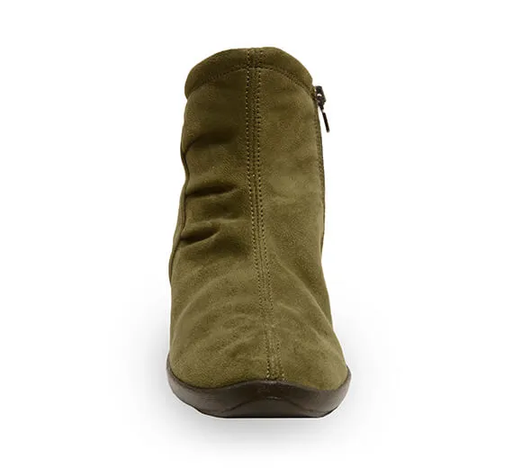  L19 Vegan Bootie in Gal Olive  