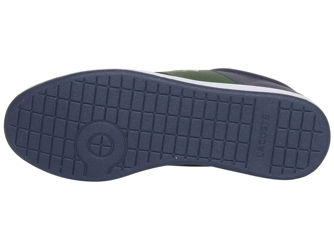 Lacoste Men's Carnaby-EVO-0722-3 Sneakers Low-Top Shoes Navy/Green Sz: 9