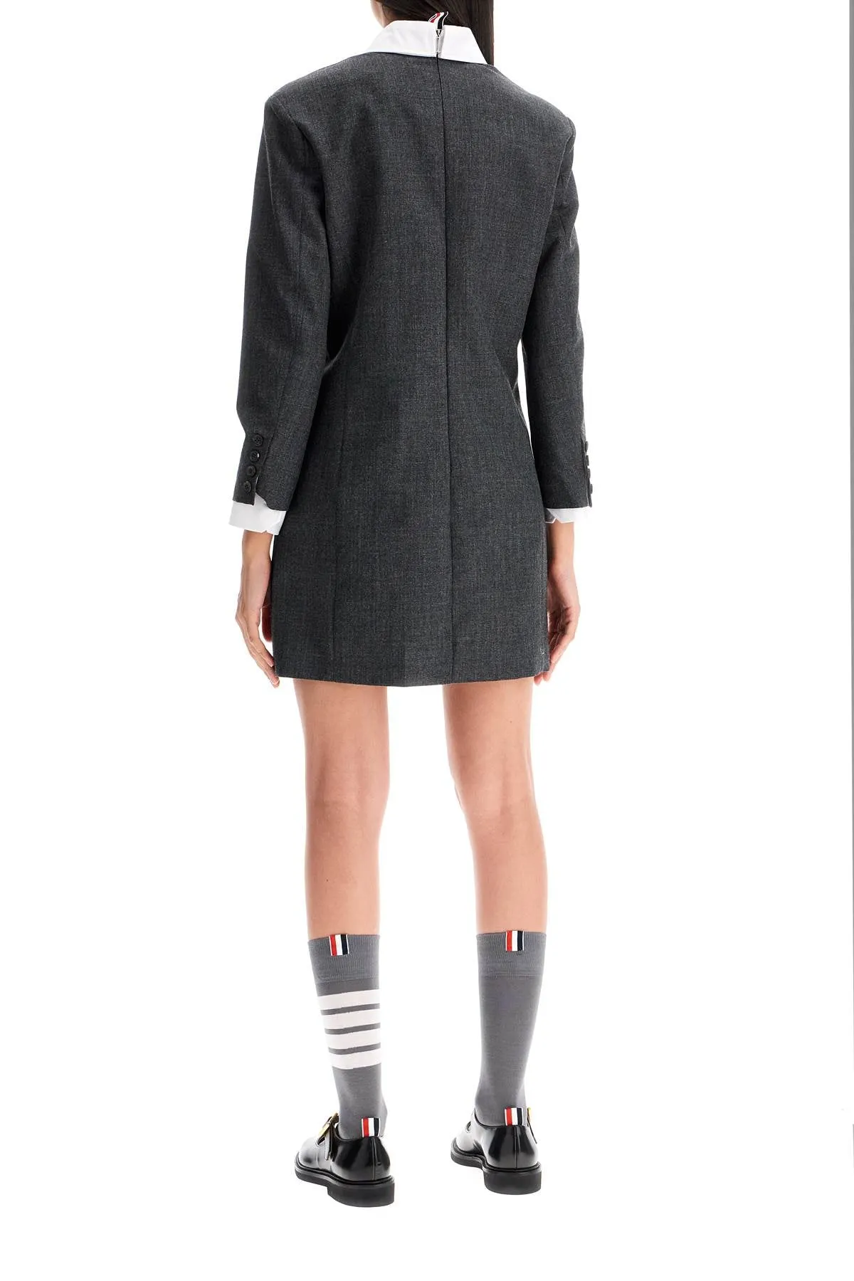 MINI WOOL SHEATH DRESS IN TUBE STYLE