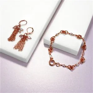 Natural Pink Freshwater Nugget Pearls, Approx 4-5mm, 38cm Strand With Downloadable Instructions By Mark Smith
