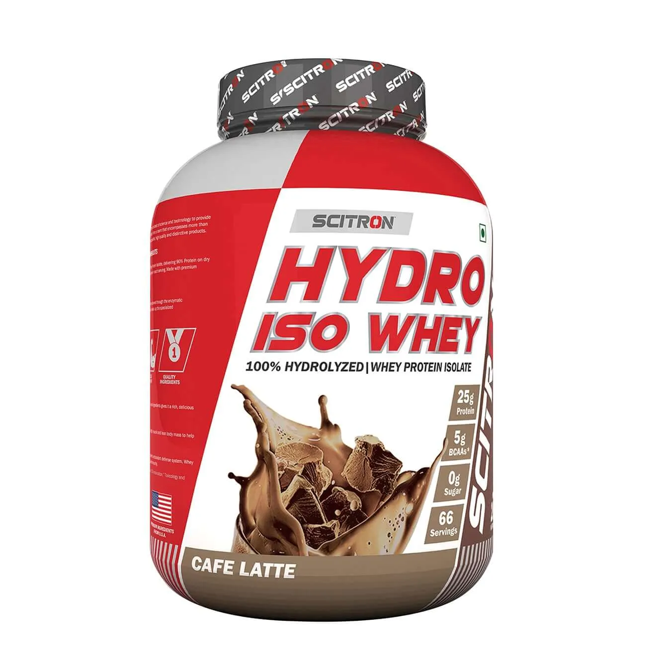 Scitron 100% Hydrolyzed Whey Protein Isolate - (Cafe Latte)
