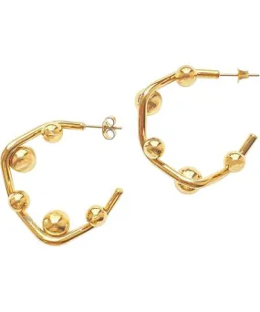 Smilla Brav Women's Gold Earrings Rita
