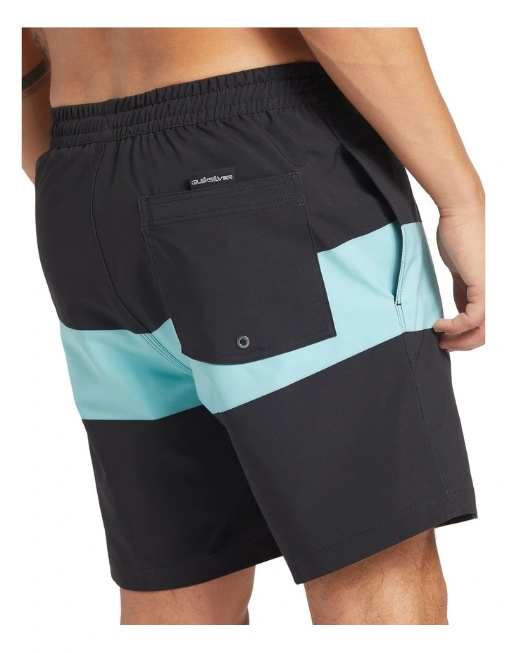 Surfsilk Mix 17inch Swim Shorts in Black