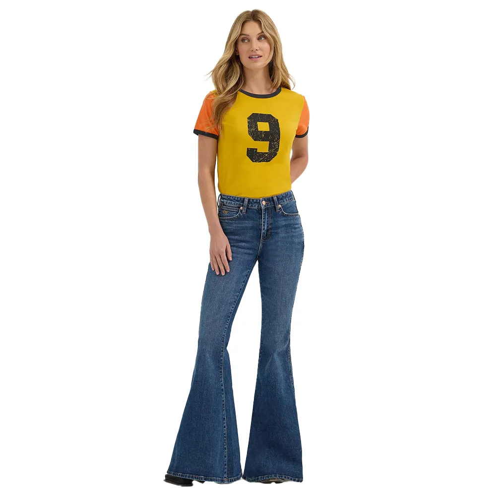 Wrangler x Lainey Wilson Baskin Blue Bell Bottoms Jeans